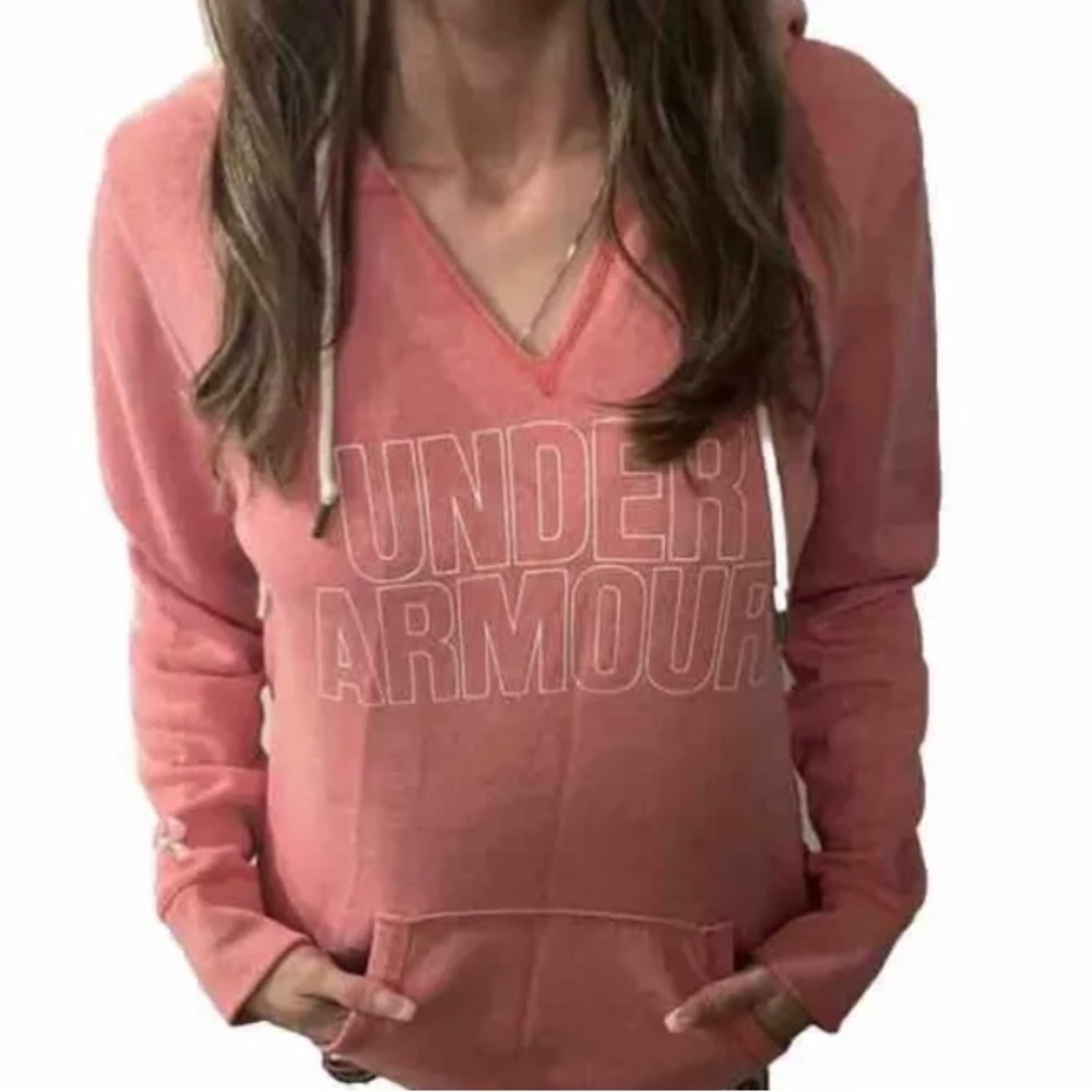 Pink Under Armour Hoodie